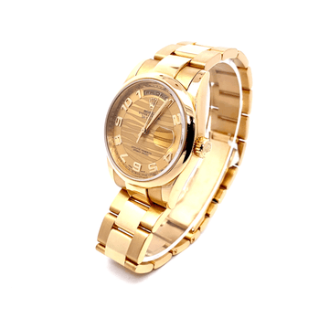 36 mm Day Date Presidential – Wave Dial – Oyster Band