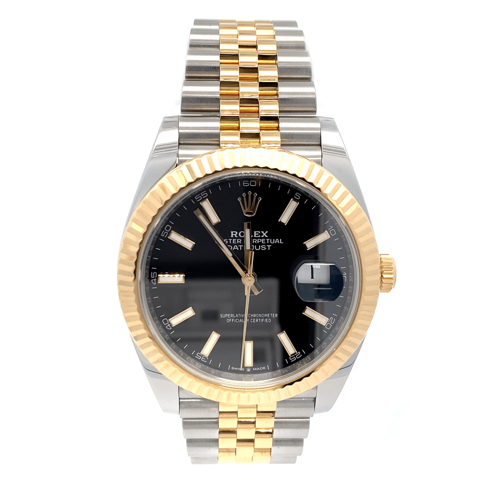 41 mm Datejust – Black Index Dial – Jubilee Band – B&P