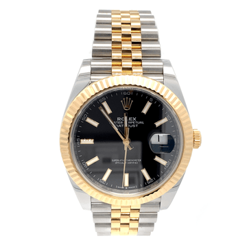 41 mm Datejust – Black Index Dial – Jubilee Band – B&P