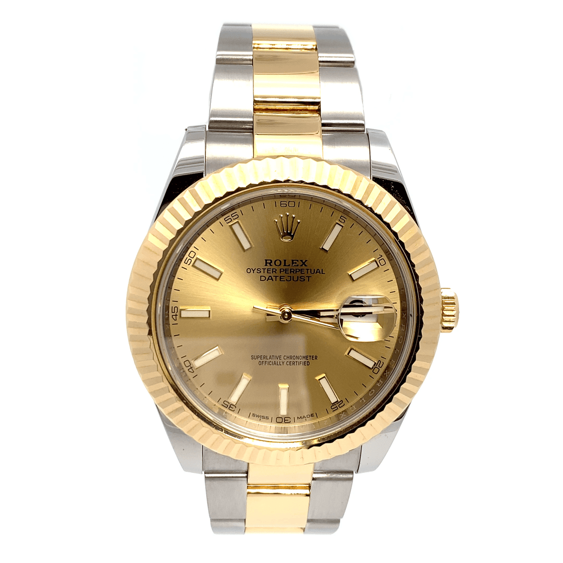 41 mm Datejust – Champagne Dial – Oyster Band