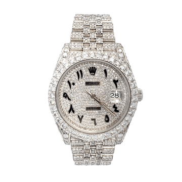 41 mm Datejust – Pave Arabic Dial – Fully Iced