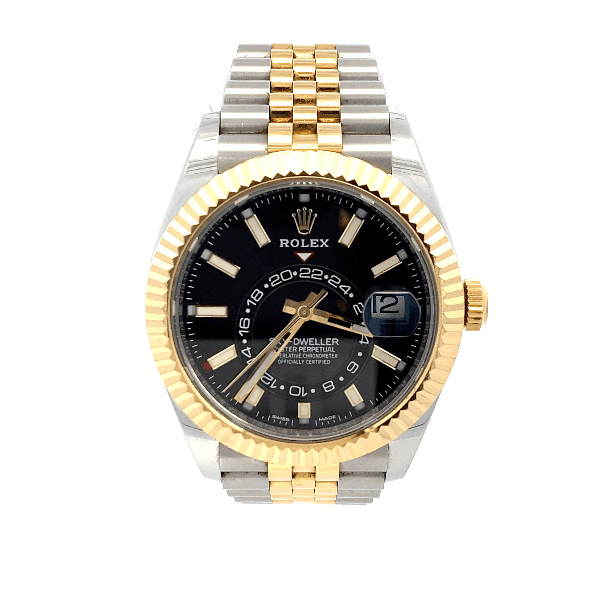 42 mm Skydweller – 2 Tone Yellow and stainless Steel – B&P