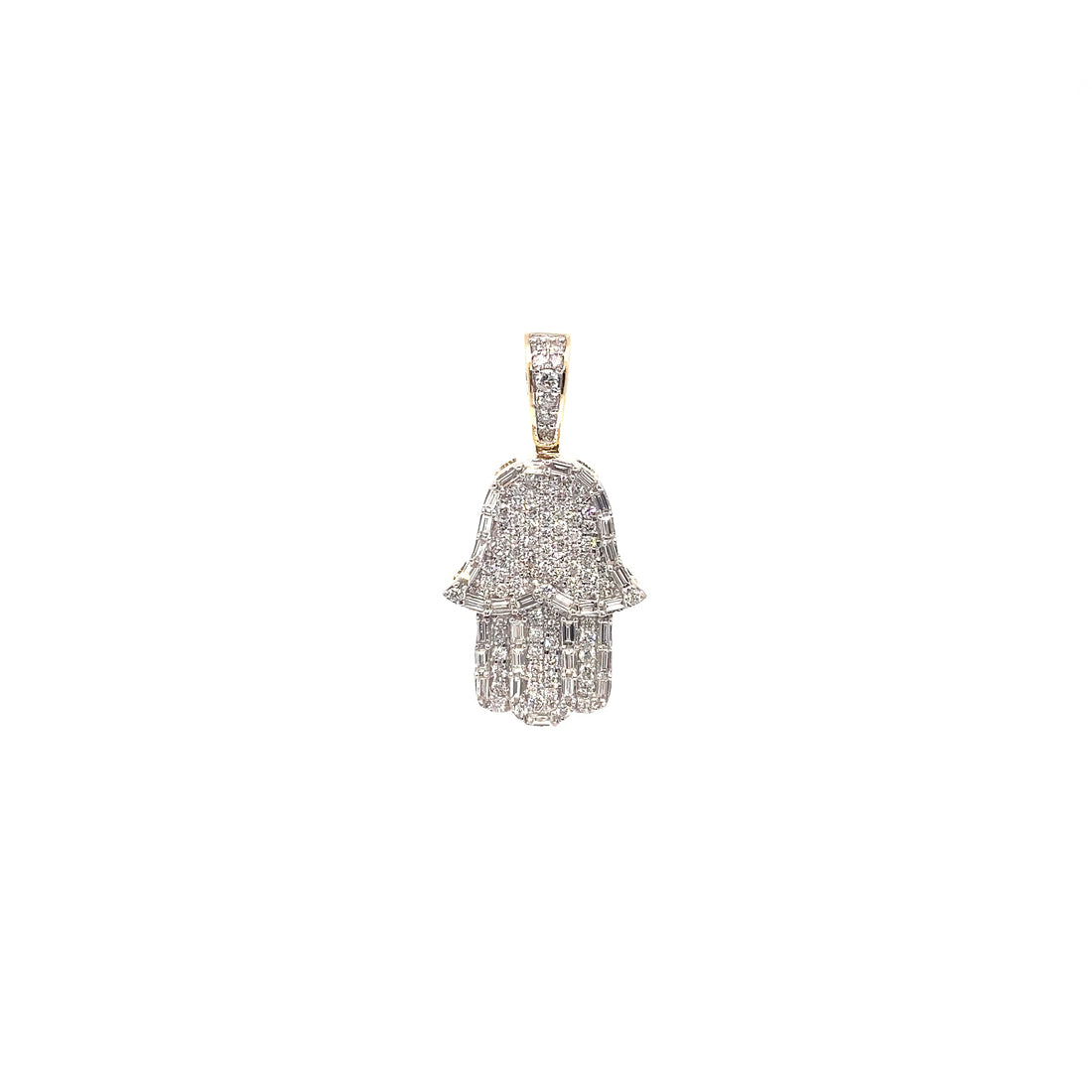 Baguette Hamsa Pendant