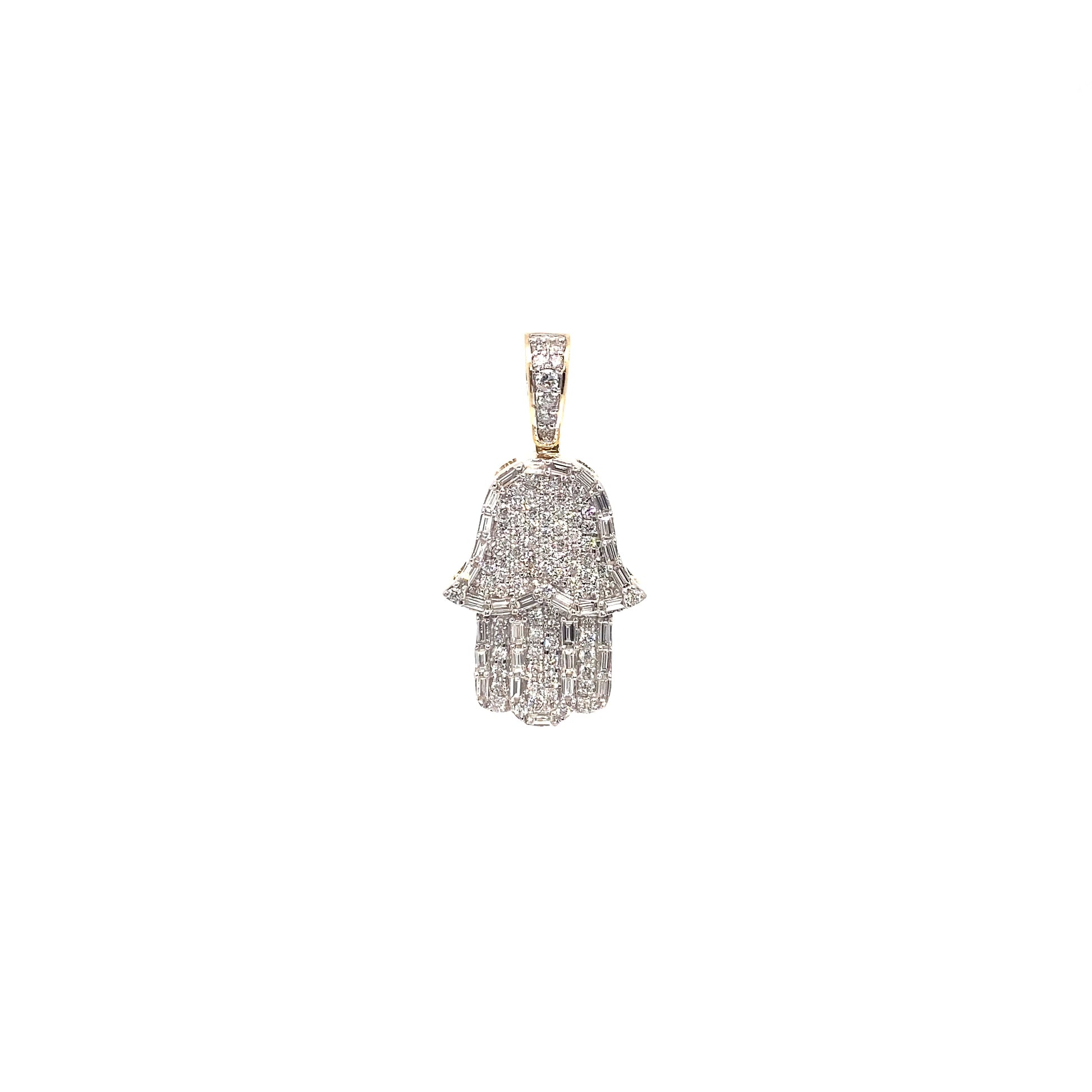 Baguette Hamsa Pendant