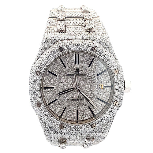 AP Royal Oak Iced Out (Raised Setting)