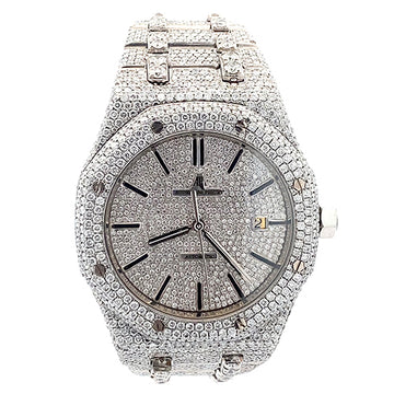 AP Royal Oak Iced Out (Raised Setting)
