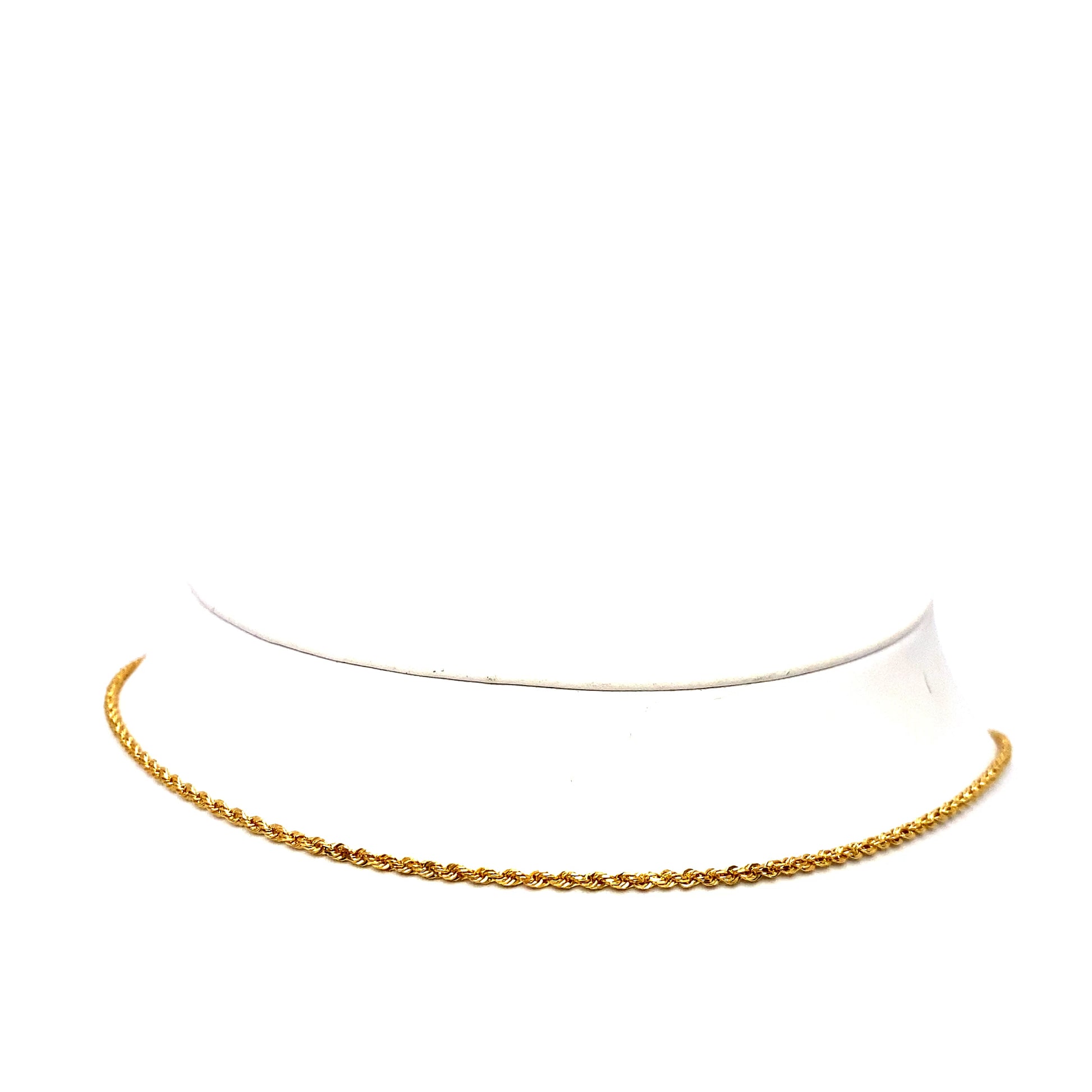 1.4 mm – 10K Rope Chain