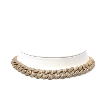 10K 63.6gr Diamond Cuban Chain (22 inches)