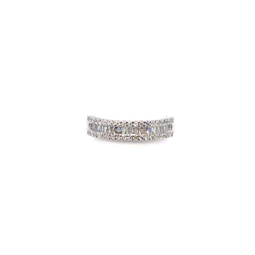 10K Baguette Channel Set Diamond Ring