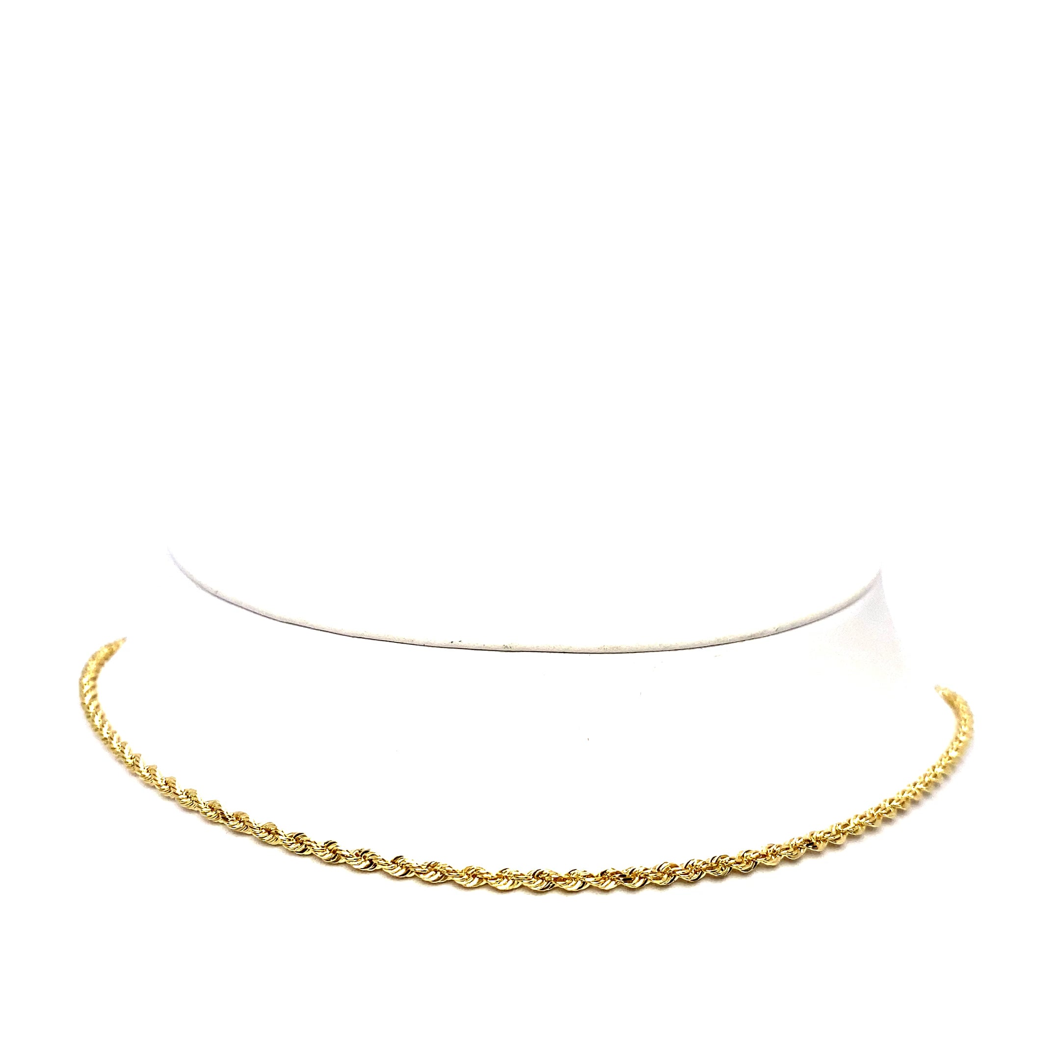 2 mm – 10K Rope Chain