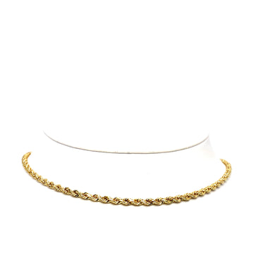 3 mm – 10K Rope Chain