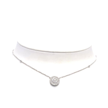 Cluster Pendant Diamond Necklace