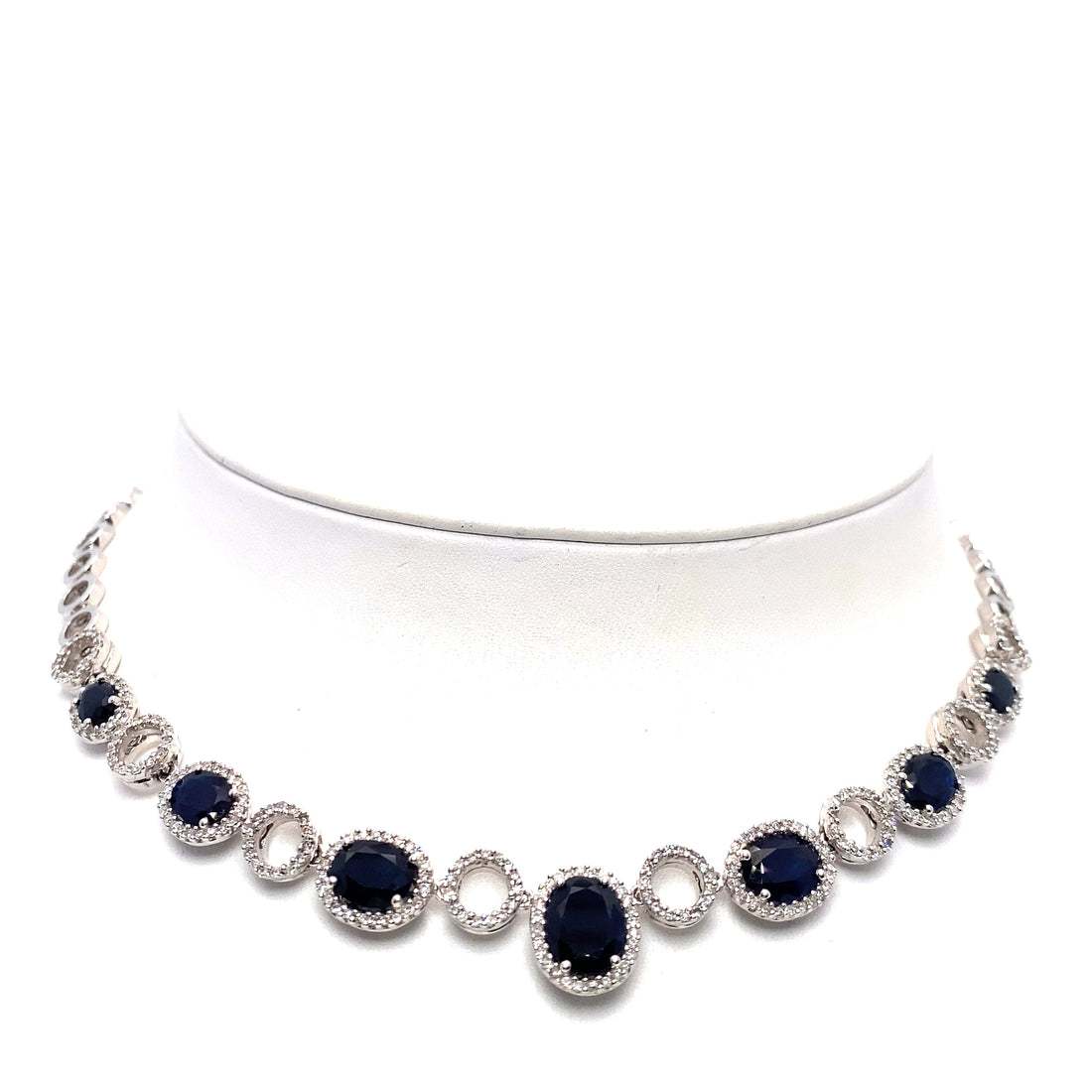 Elegant Women’s Sapphire Necklace