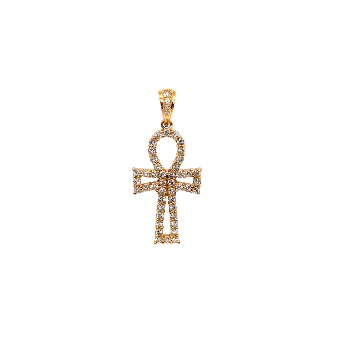 1 Row Loop Cross Pendant