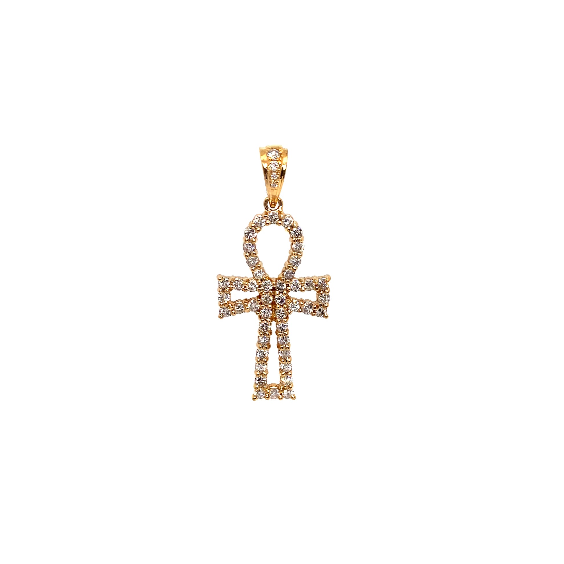 1 Row Loop Cross Pendant
