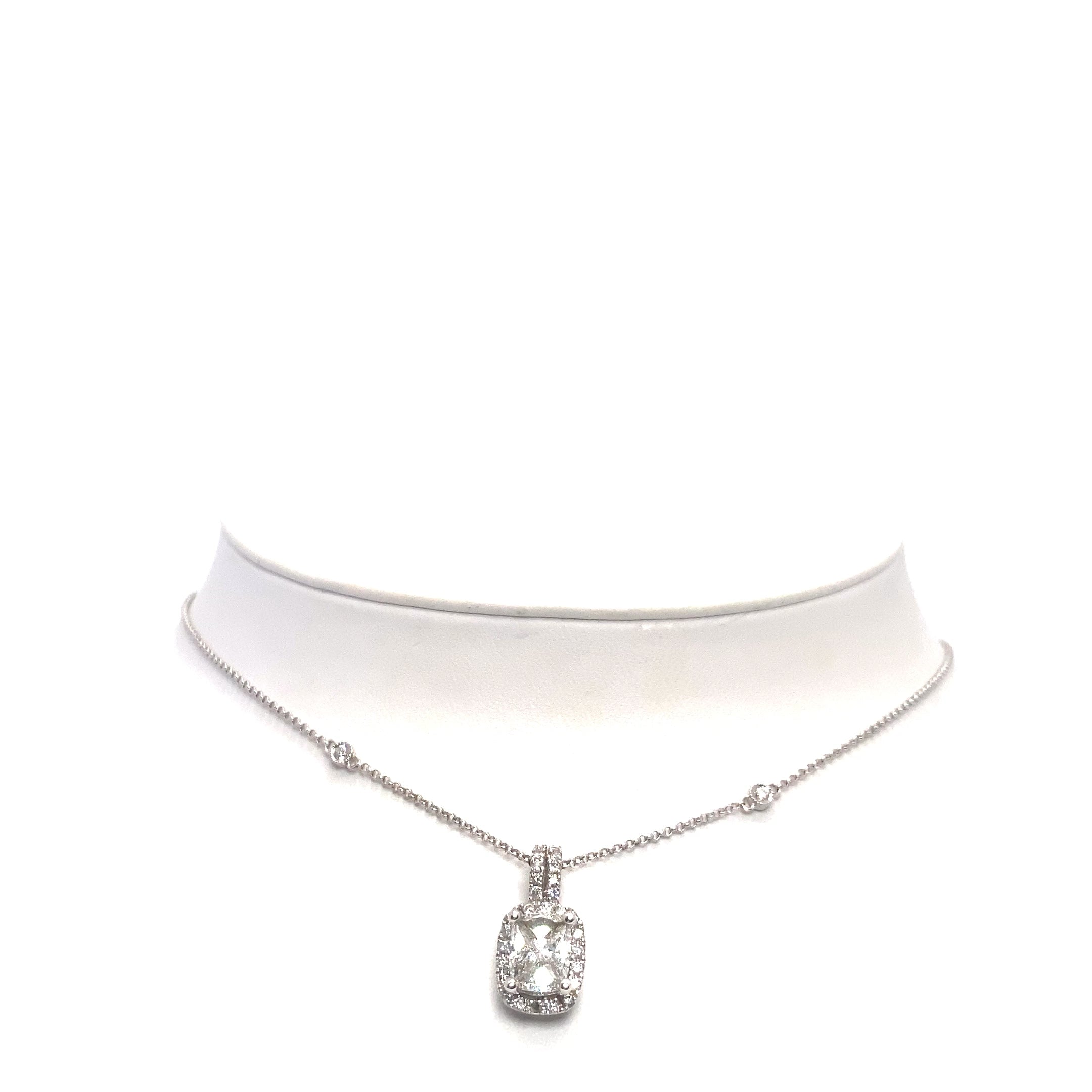 Trillion Diamond Necklace