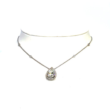 Pear Diamond Necklace