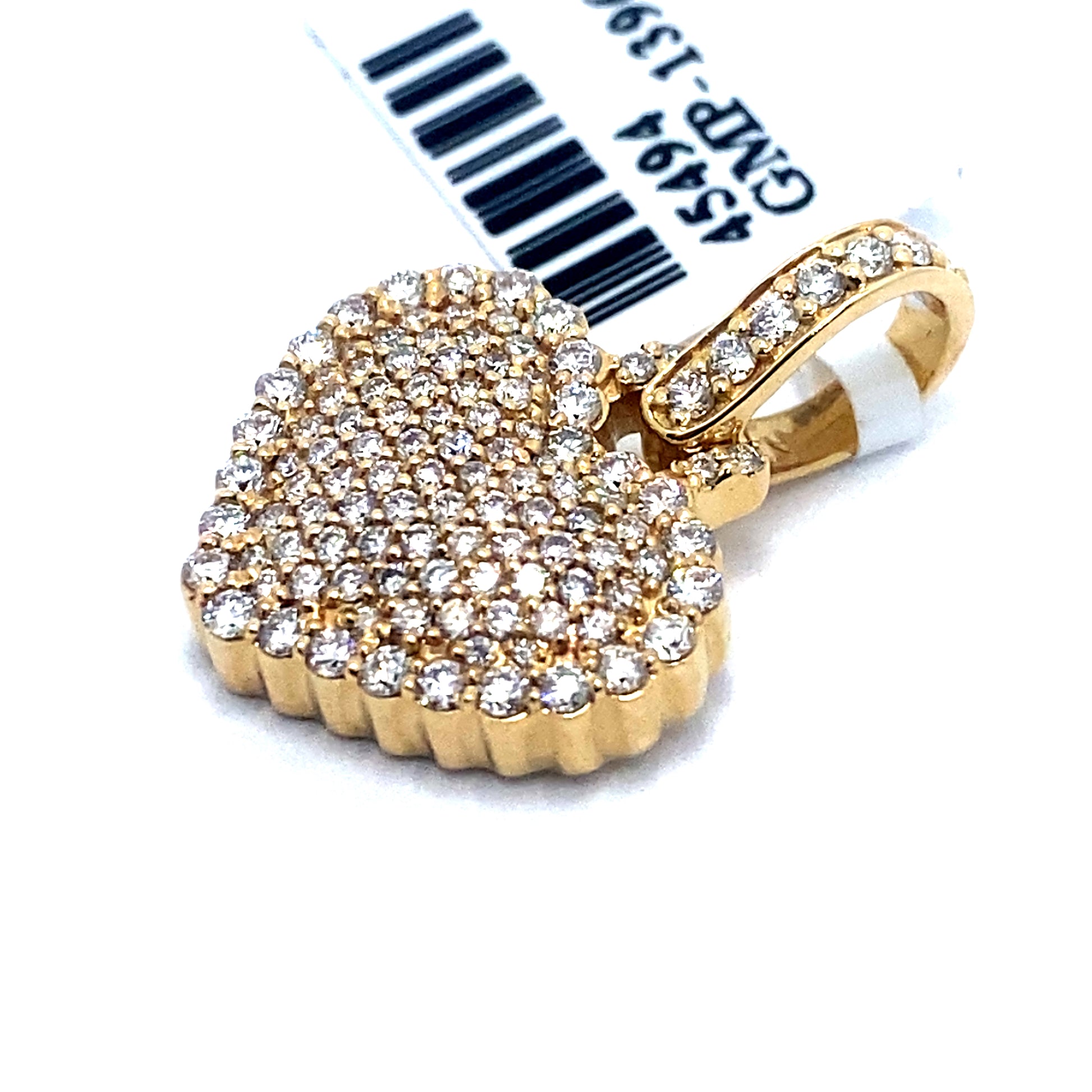 14K Small Yellow Gold Heart Pendant