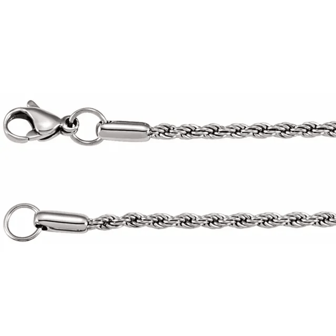 Stainless Steel 2.4 mm Rope 20 Chain