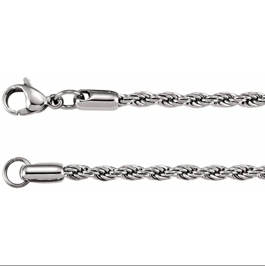 Stainless Steel 3 mm Rope 20″ Chain